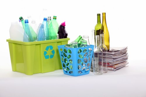 Professional waste removal service at a Golders Green site